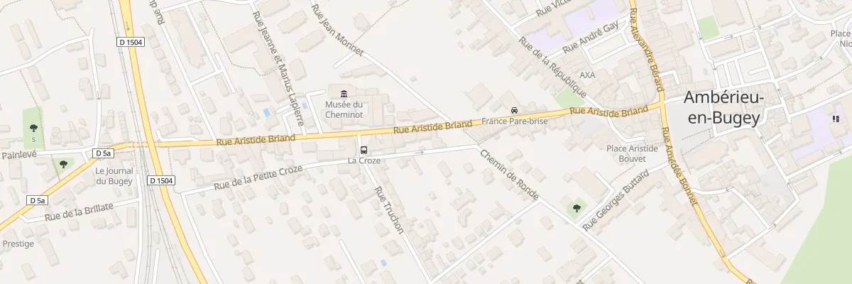 Plan du 4 Rue de la Petite Croze à Ambérieu-en-Bugey