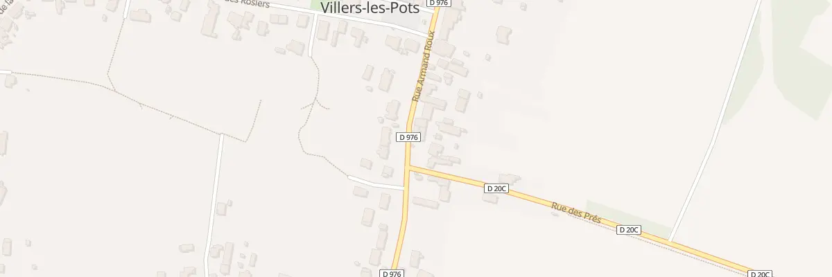 Plan du 25 Rue Armand Roux à Villers-les-Pots