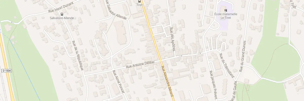 Plan du 115 Rue Alexandre Bérard à Ambérieu-en-Bugey