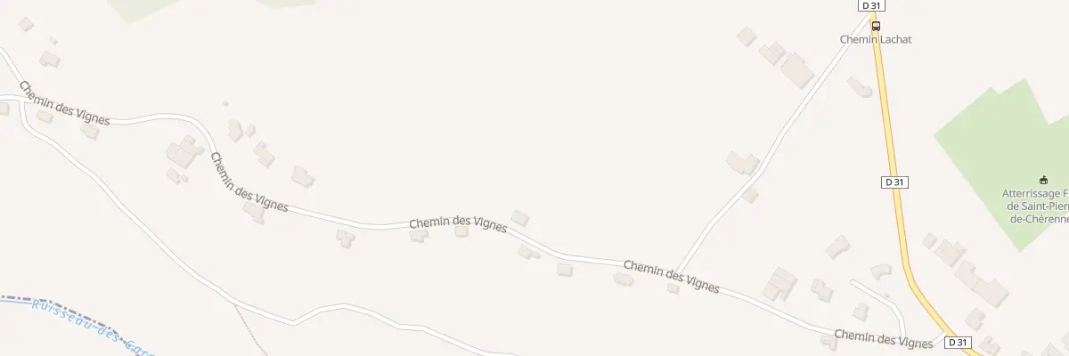Plan du 460 Che des Vignes à Saint-Pierre-de-Chérennes
