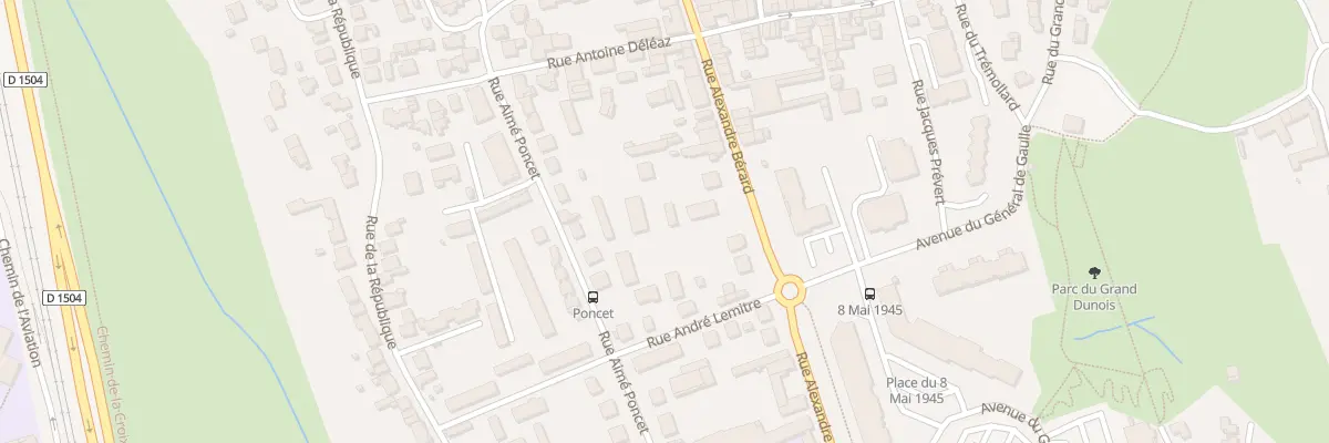 Plan du 85B Rue Alexandre Bérard à Ambérieu-en-Bugey