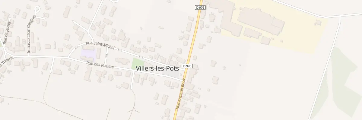 Plan du 1 Rue du Bourgarain à Villers-les-Pots