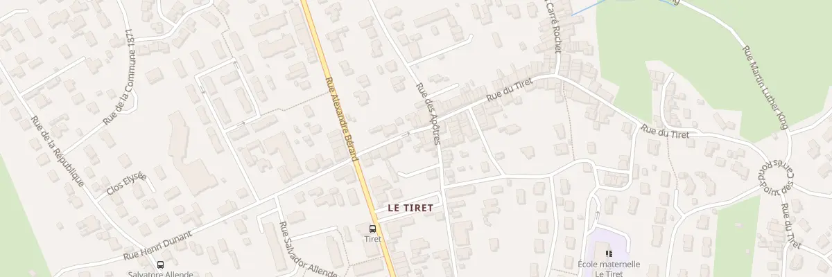Plan du 8B Rue du Tiret à Ambérieu-en-Bugey