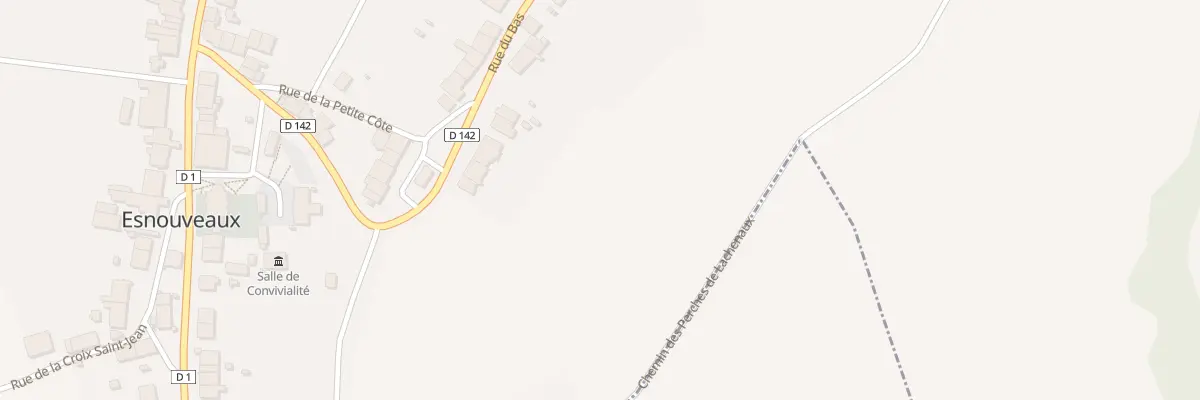 Plan du 8 Rue du Bas à Esnouveaux