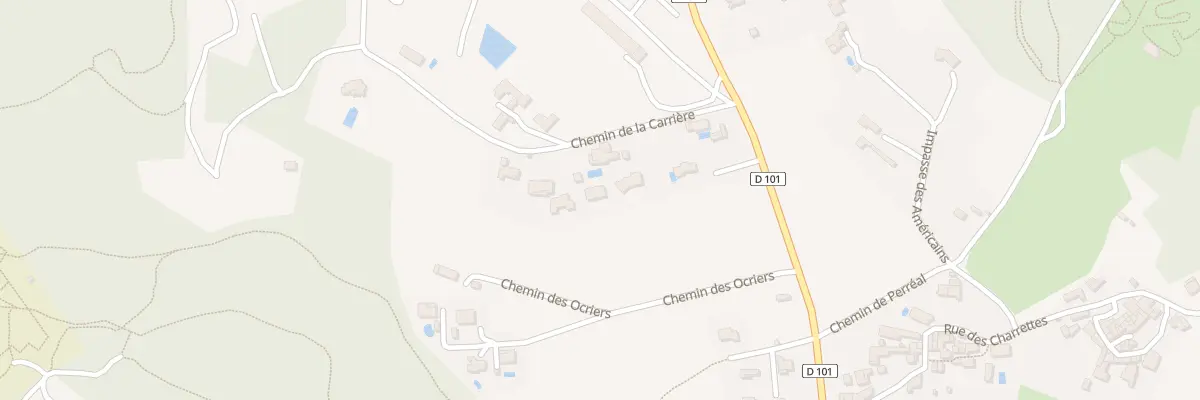 Plan du 157 Che de la Carrière à Gargas