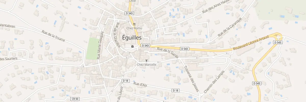 Plan du 16 Bd Léonce Artaud à Éguilles
