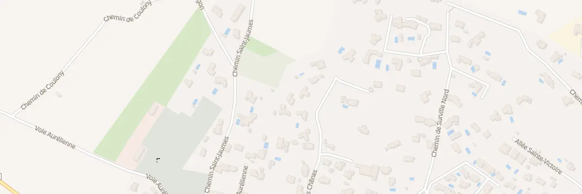 Plan du 6196 Che des Chênes à Éguilles