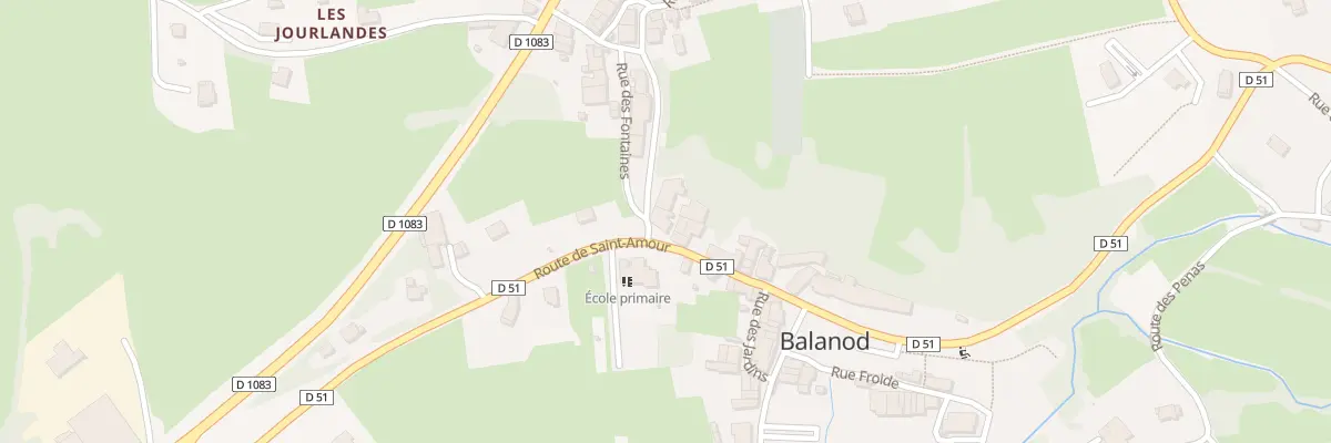 Plan du 5059 Au Village à Balanod