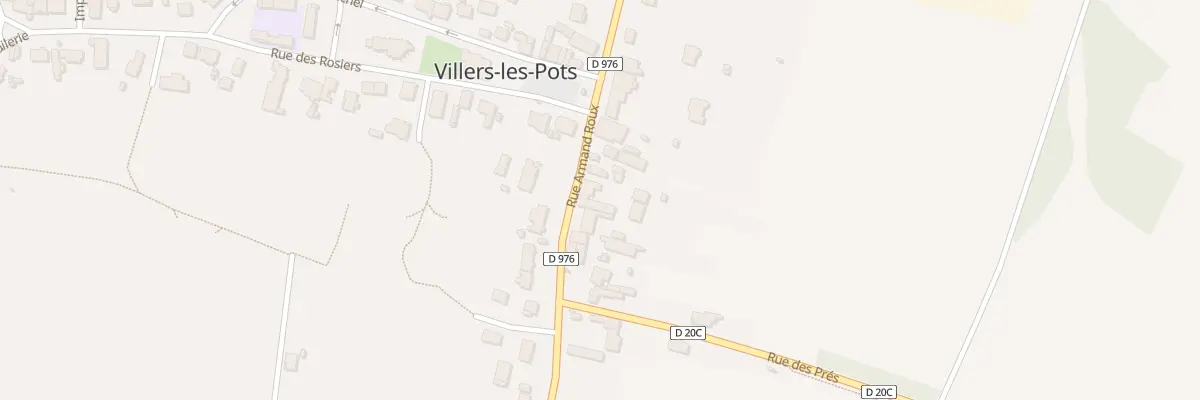 Plan du 17 Rue Armand Roux à Villers-les-Pots