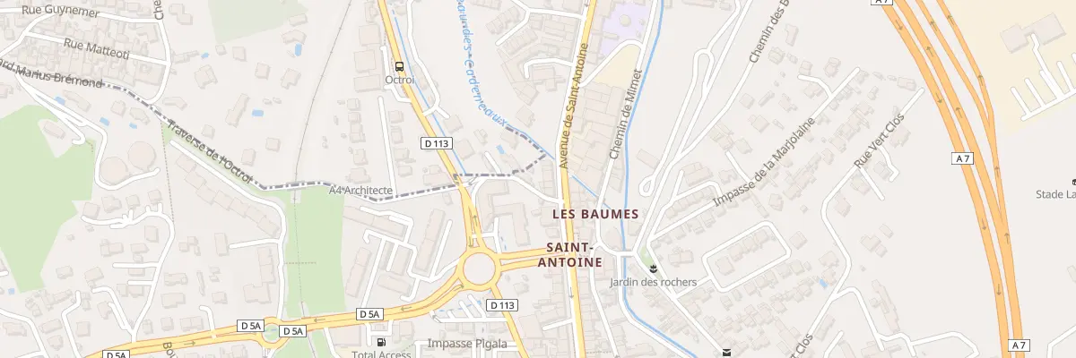 Plan du 4 Tra Collet à Marseille 15e Arrondissement