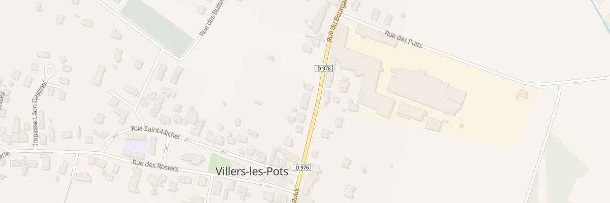 Plan du 13 Rue du Bourgarain à Villers-les-Pots
