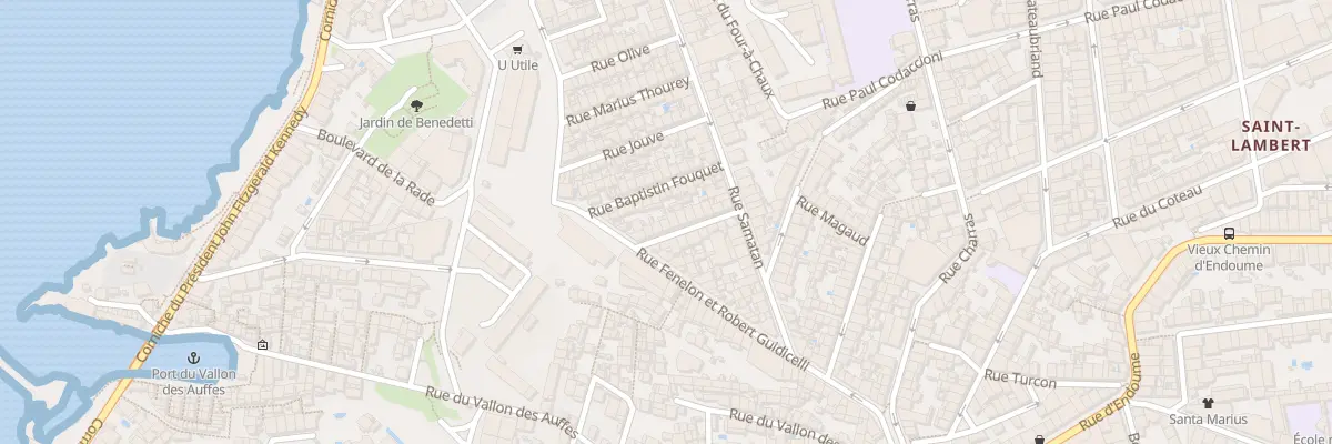 Plan du 14 Rue Albert Di Fusco à Marseille 7e Arrondissement