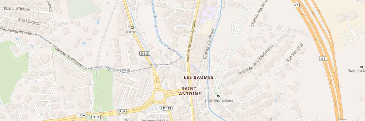 Plan du 231 Av de Saint Antoine à Marseille 15e Arrondissement