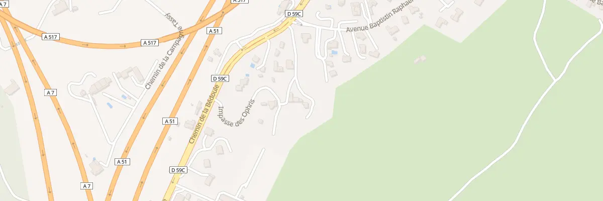 Plan du 9073 Che de la Bédoule à Septèmes-les-Vallons