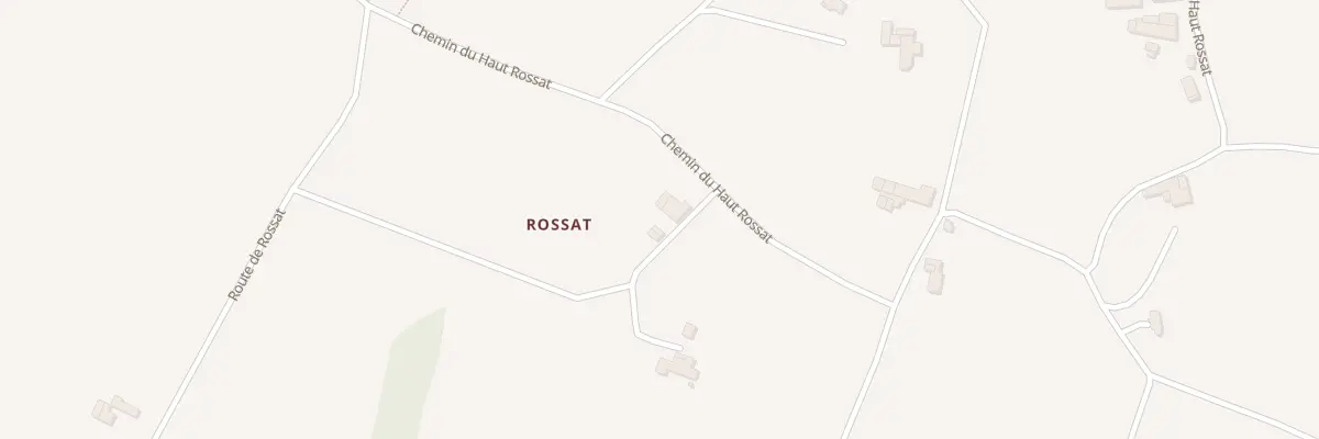 Plan du 298 Che du Haut Rossat à Saint-Vérand