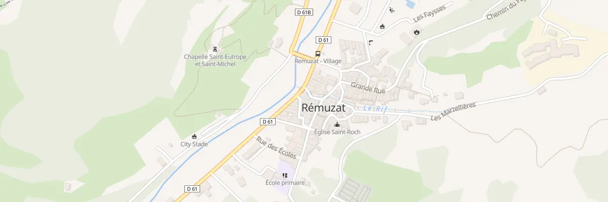 Plan du 5039 Rue de la Moutardière à Rémuzat