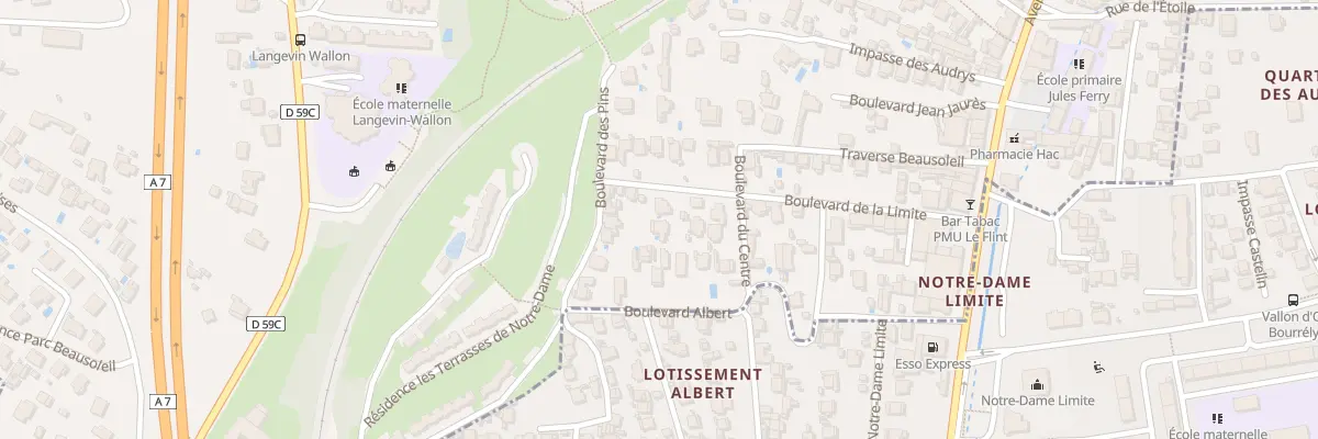 Plan du 29 Bd de la Limite à Septèmes-les-Vallons