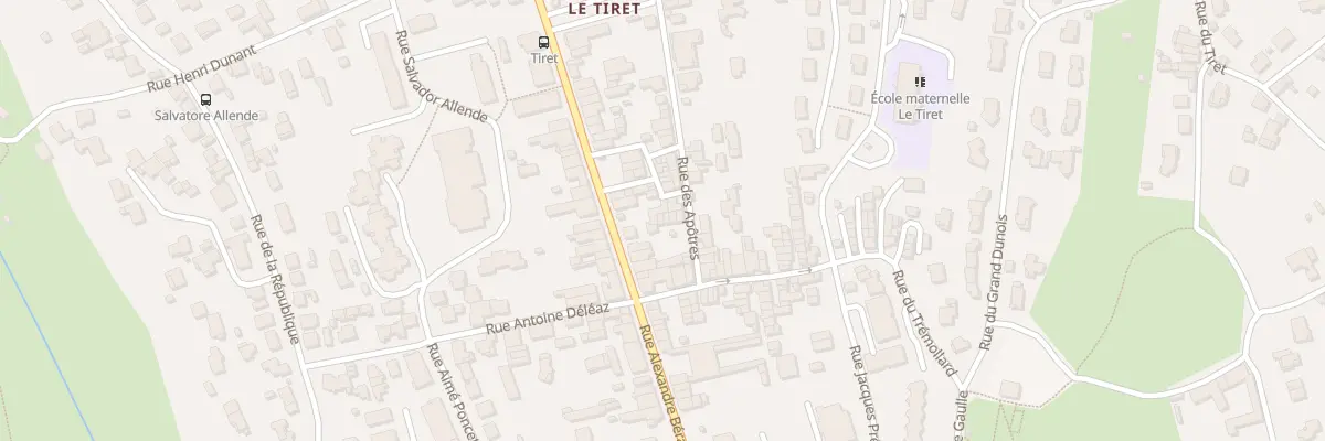 Plan du 7 Rue des Apôtres à Ambérieu-en-Bugey