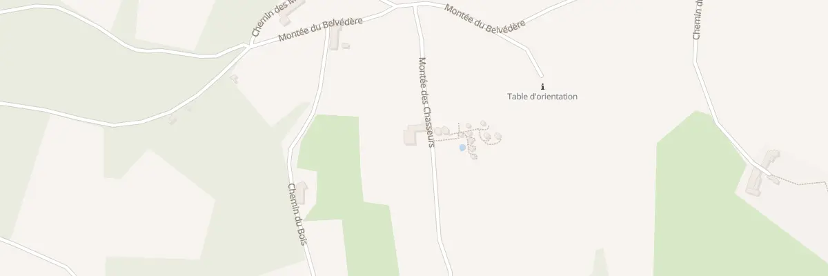 Plan des Drevettes à Biol