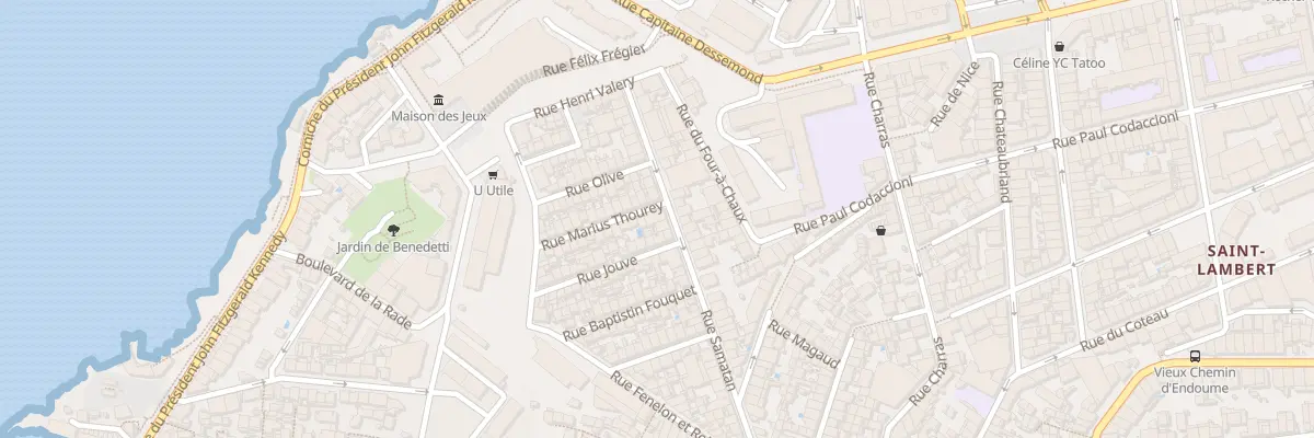 Plan du 51 Rue samatan à Marseille 7e Arrondissement