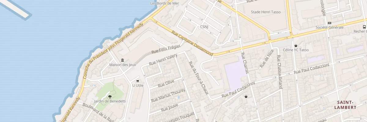 Plan du 74 Rue samatan à Marseille 7e Arrondissement