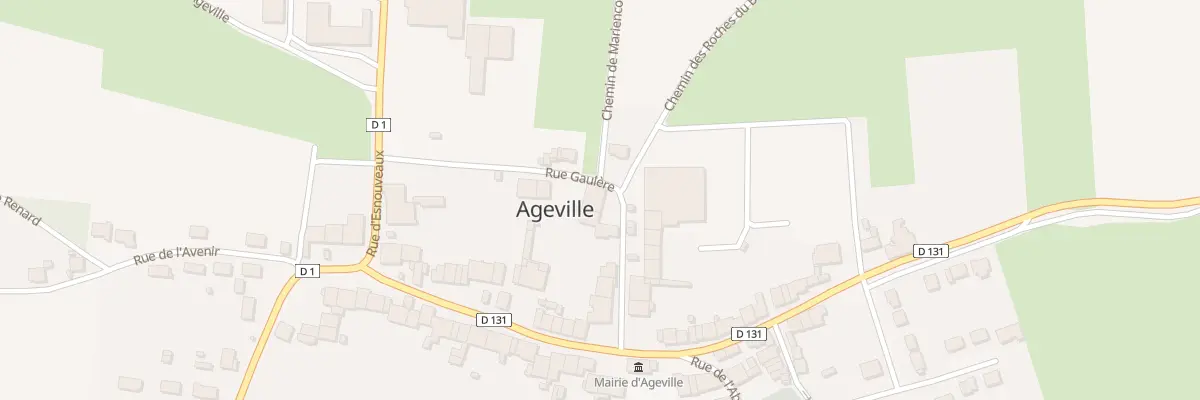Plan du 7 Rue Gaulère à Ageville
