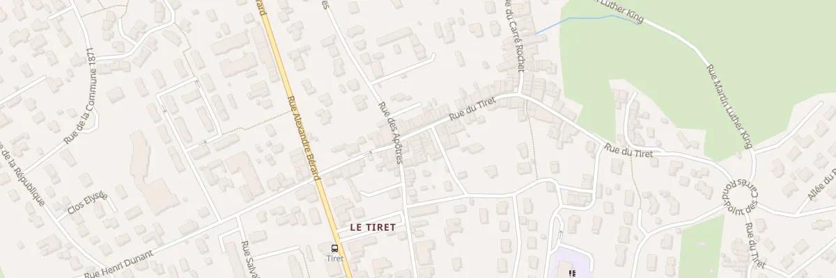 Plan du 12 Rue du Tiret à Ambérieu-en-Bugey