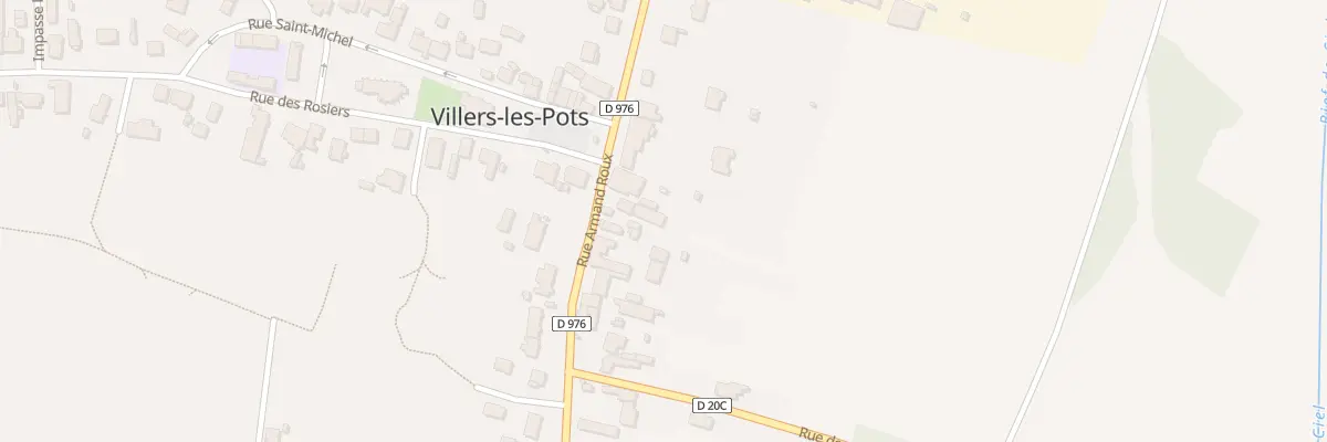 Plan du 11 Rue Armand Roux à Villers-les-Pots