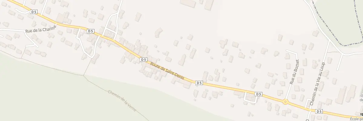 Plan du 560 Rte de Saint Denis à Bettant