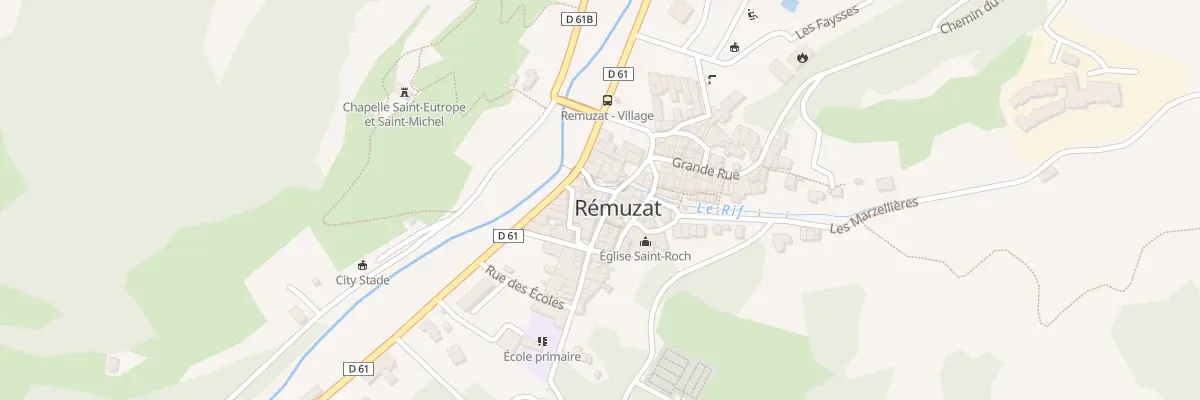 Plan du 5041A Pas du Rif à Rémuzat