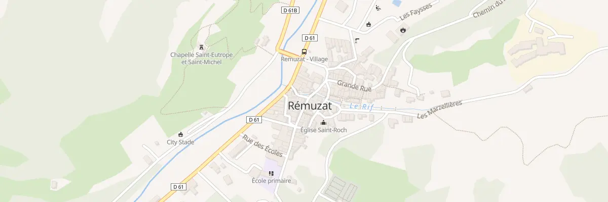 Plan du 5041 Pas du Rif à Rémuzat