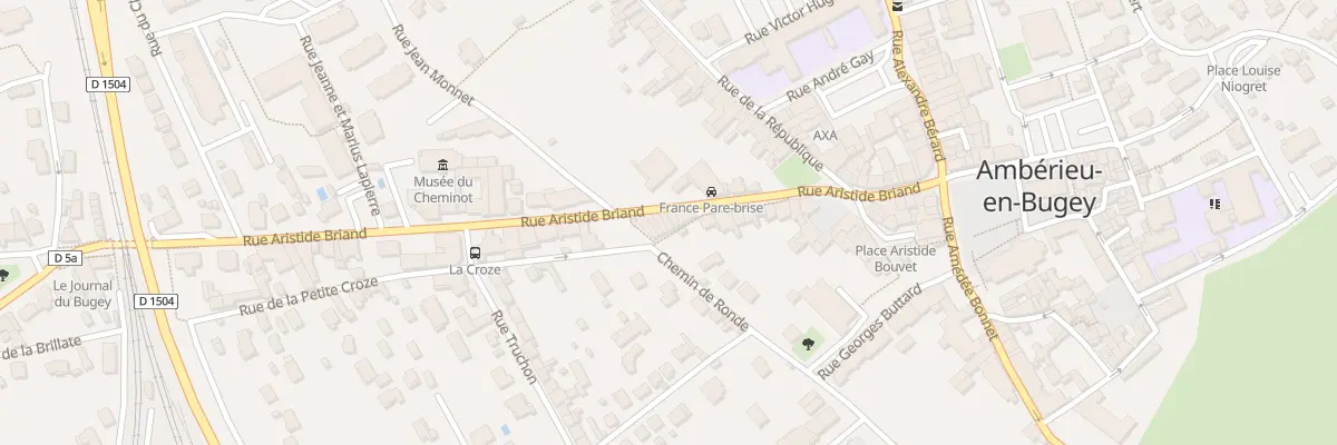 Plan du 47 Rue Aristide Briand à Ambérieu-en-Bugey