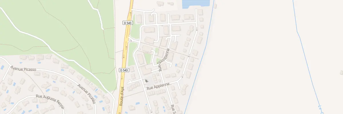 Plan du 9288 Res Domaine des Pradelles à Cabriès