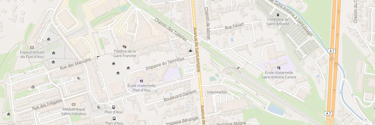 Plan du 71 Av de St Antoine à Marseille 15e Arrondissement