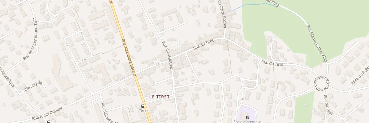 Plan du 20 Rue du Tiret à Ambérieu-en-Bugey