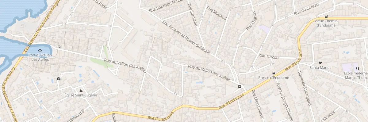 Plan du 42A Rue du vallon des auffes à Marseille 7e Arrondissement