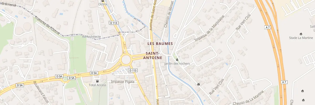 Plan du 240 Av de St Antoine à Marseille 15e Arrondissement