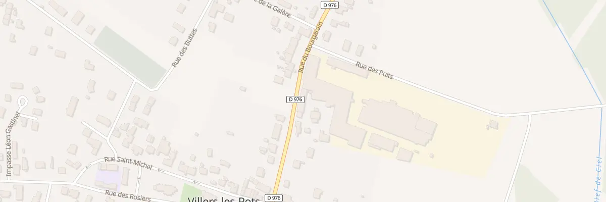 Plan du 12 Rue du Bourgarain à Villers-les-Pots