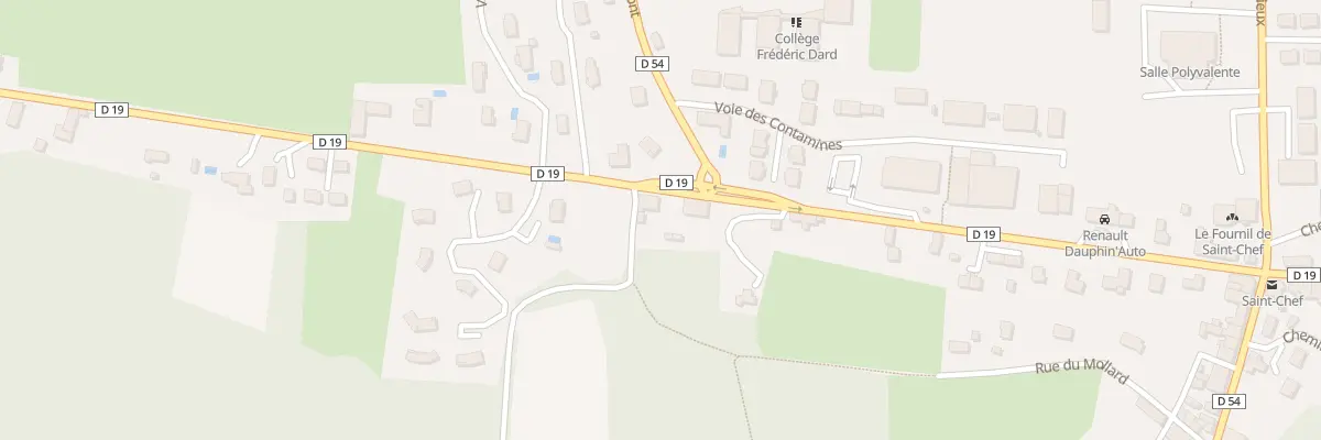 Plan du 19 Rte de Versin à Saint-Chef