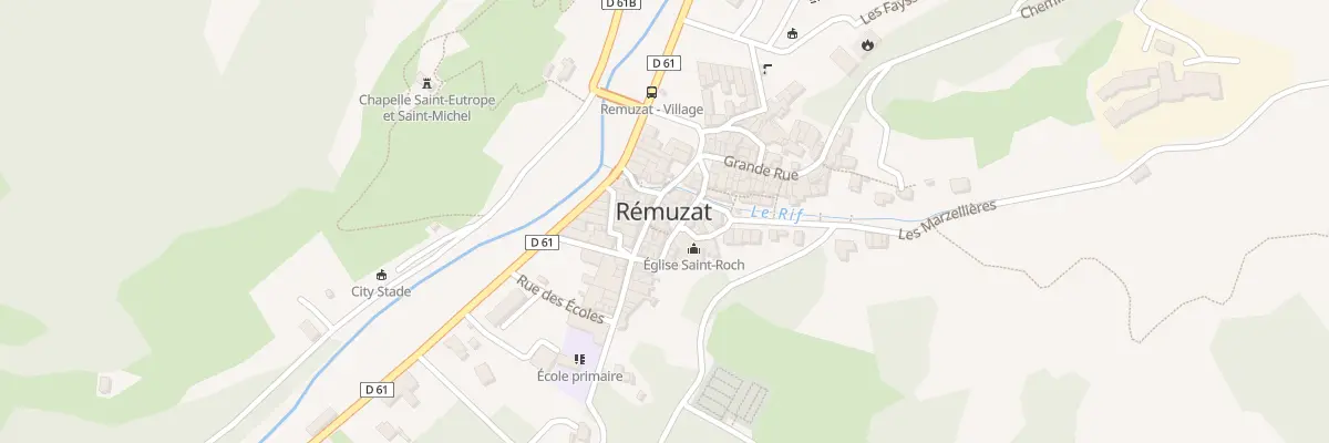 Plan du 5055 Pl de l’Abbe Vandame à Rémuzat