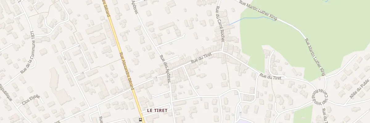 Plan du 25B Rue du Tiret à Ambérieu-en-Bugey