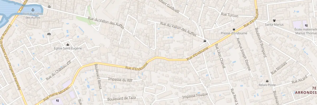 Plan du 302 Rue d’endoume à Marseille 7e Arrondissement