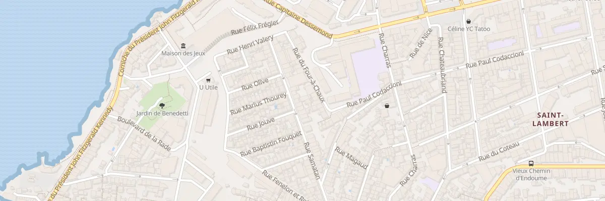 Plan du 50 Rue samatan à Marseille 7e Arrondissement
