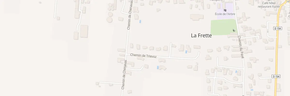 Plan du 69 Che du Trievoz à La Frette