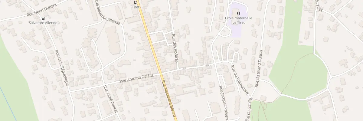 Plan du 6 Rue des Apôtres à Ambérieu-en-Bugey