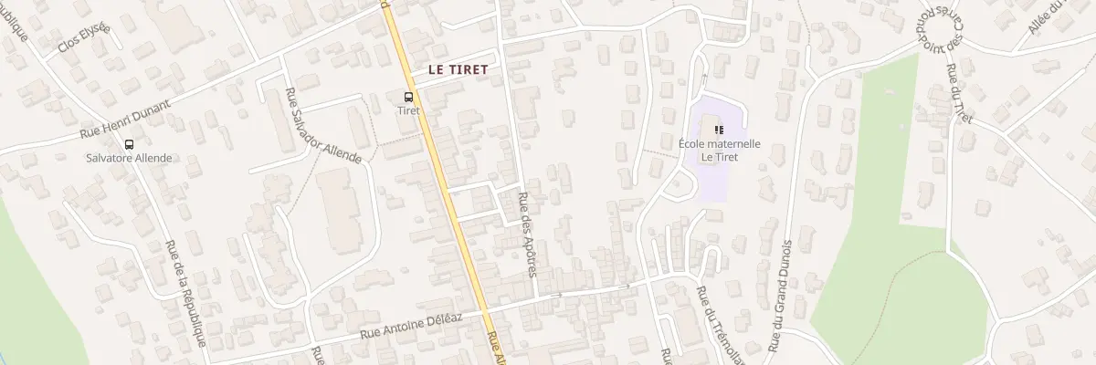 Plan du 22B Rue des Apôtres à Ambérieu-en-Bugey