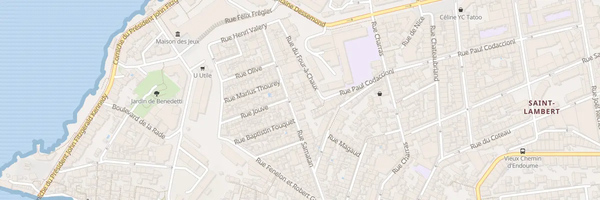 Plan du 44 Rue samatan à Marseille 7e Arrondissement