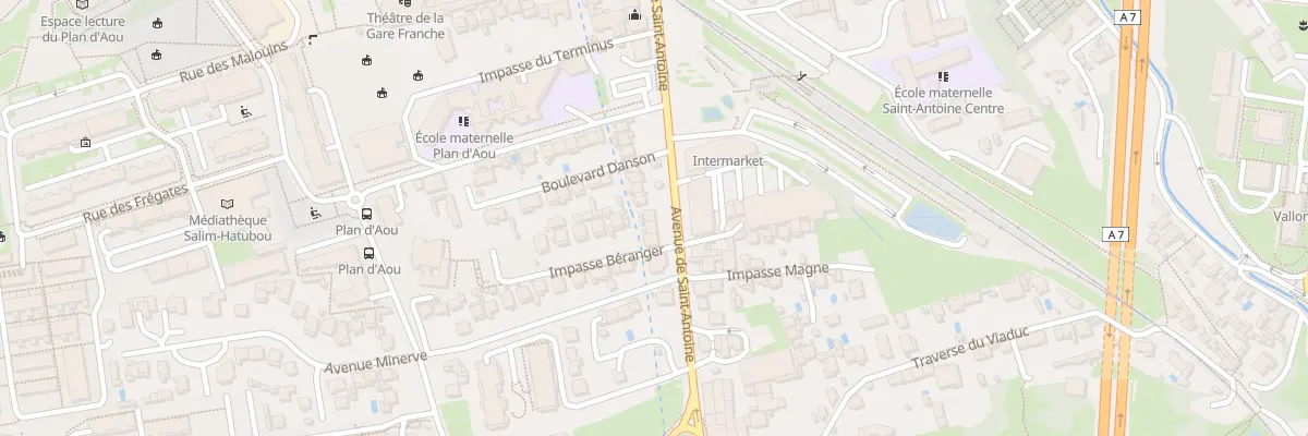 Plan du 41 Av de Saint Antoine à Marseille 15e Arrondissement