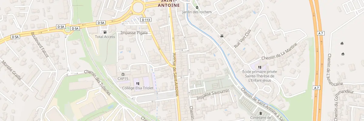 Plan du 182 Av de Saint Antoine à Marseille 15e Arrondissement