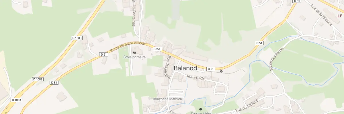 Plan du 145 Rue Grande Rue à Balanod